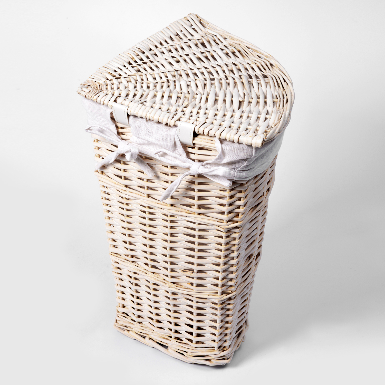 WB-560-M Vils Плетеная корзина для белья с крышкой WasserKRAFT  - Вид №1