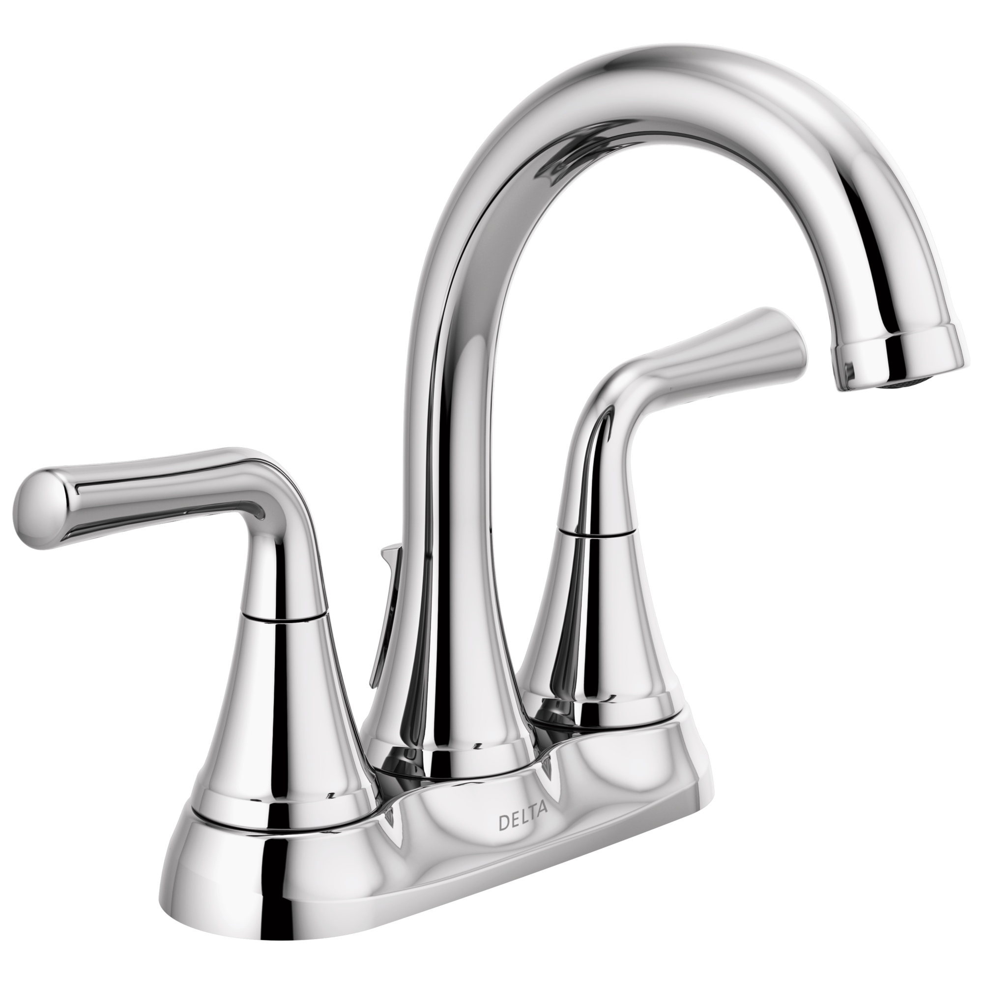 2533LF-TP Смеситель для ванной комнаты с двумя ручками Tract-Pack Centerset Delta Faucet Kayra Хром