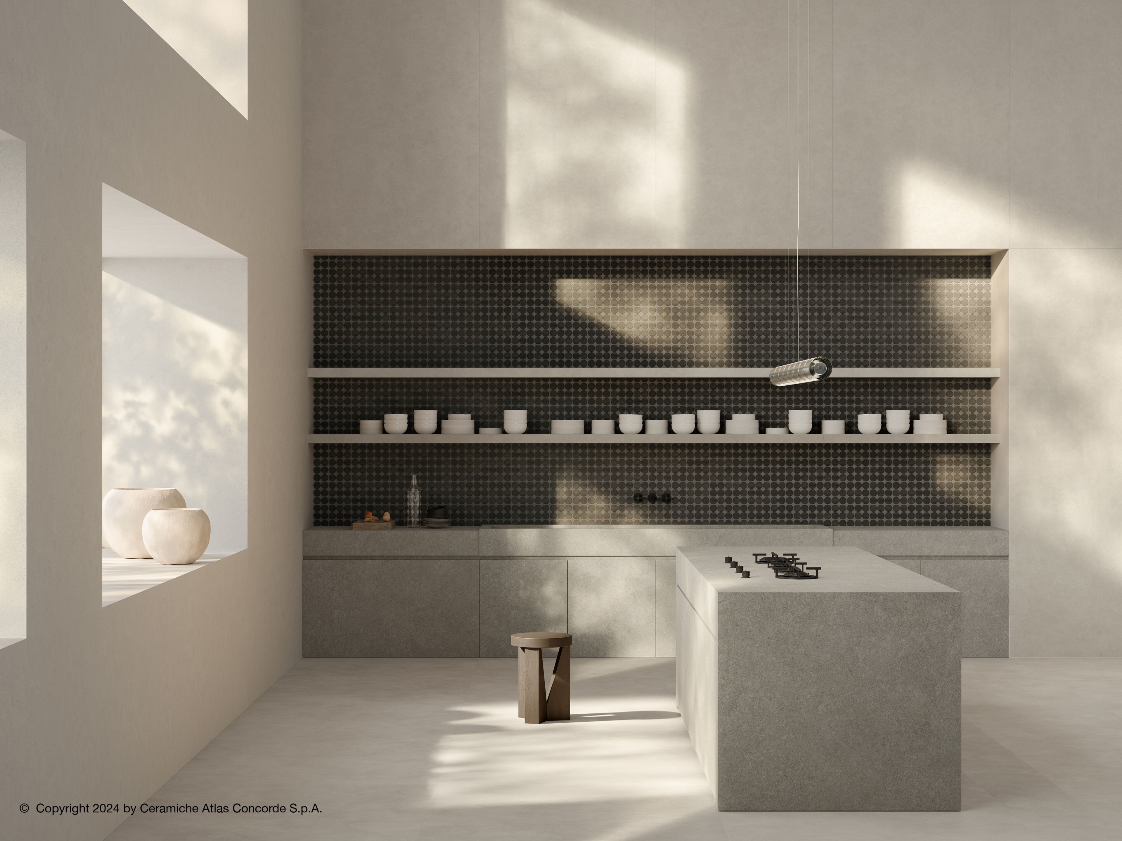 Пол / керамогранит с эффектом цемента Atlas Concorde Boost Expression ARCH-00072605 - Вид №45