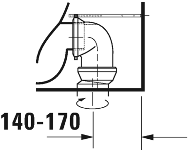2183092000 Компакт унитаз с бачком Белый Duravit  Германия  - Вид №9