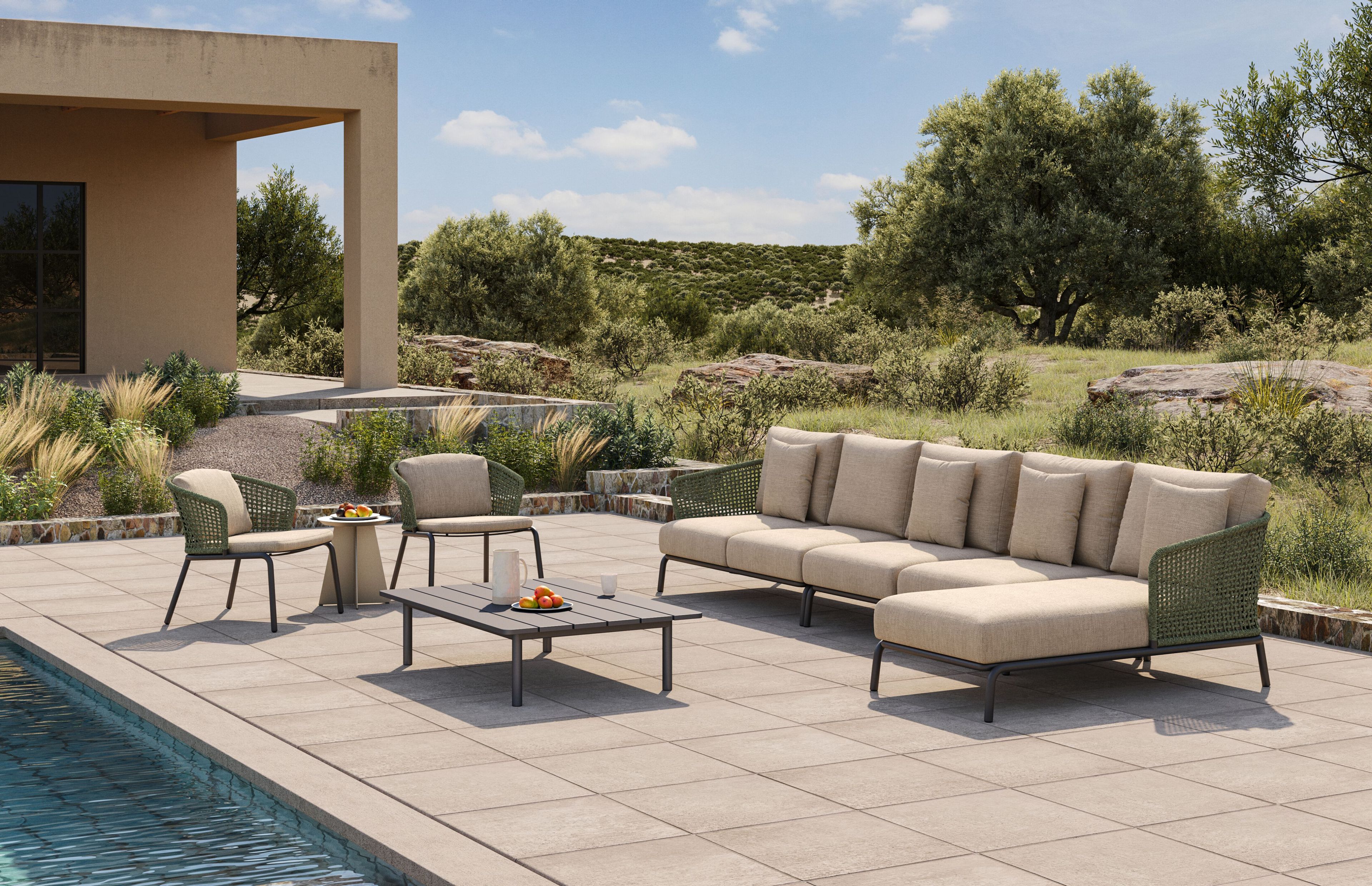 Алюминиевый сад Dormeuse VINEKO Abrazo ARCH-00010111 - Вид №1