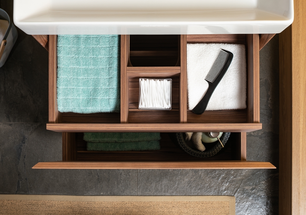 Мебель для ванной Aquanet Нью-Йорк 60 орех 00211659 - Вид №9