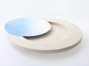 PIMAR Круглый поднос из камня Лечче  Ca51