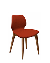 Uni 562M Стул с каркасом из древесины бука, 4 ножки. Обивка из полипропилена. Et al. Uni