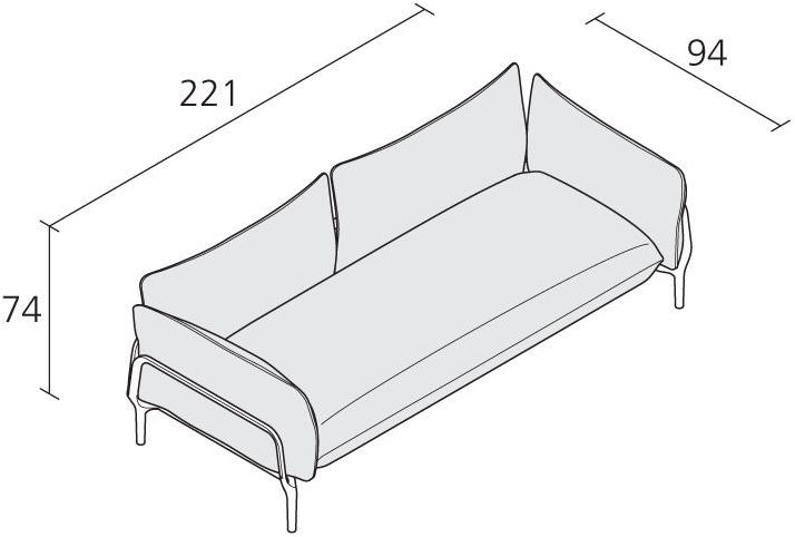 Alias Диван из ткани Vina sun-id-1356345 - Вид №3