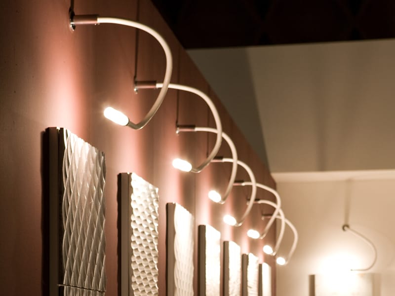 Силиконовый настенный светильник с гибкой рукояткой Fabbian ARCH-00149128 - Вид №3