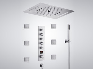 Светодиодный встраиваемый электронный набор для душа