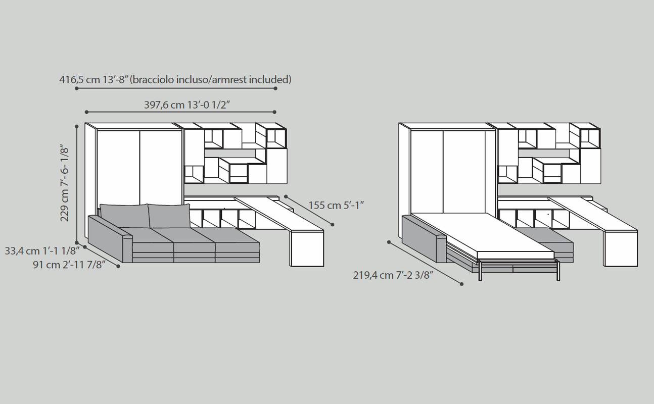Композиция из модулей  TUMIDEI 251  - Вид №2