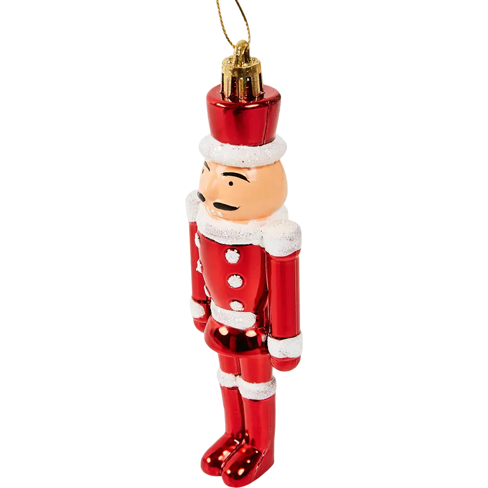 87036536 Елочная игрушка Щелкунчик 12.8x12.3 цвет красный 3 шт. STLM-1357069 Santreyd  - Вид №5