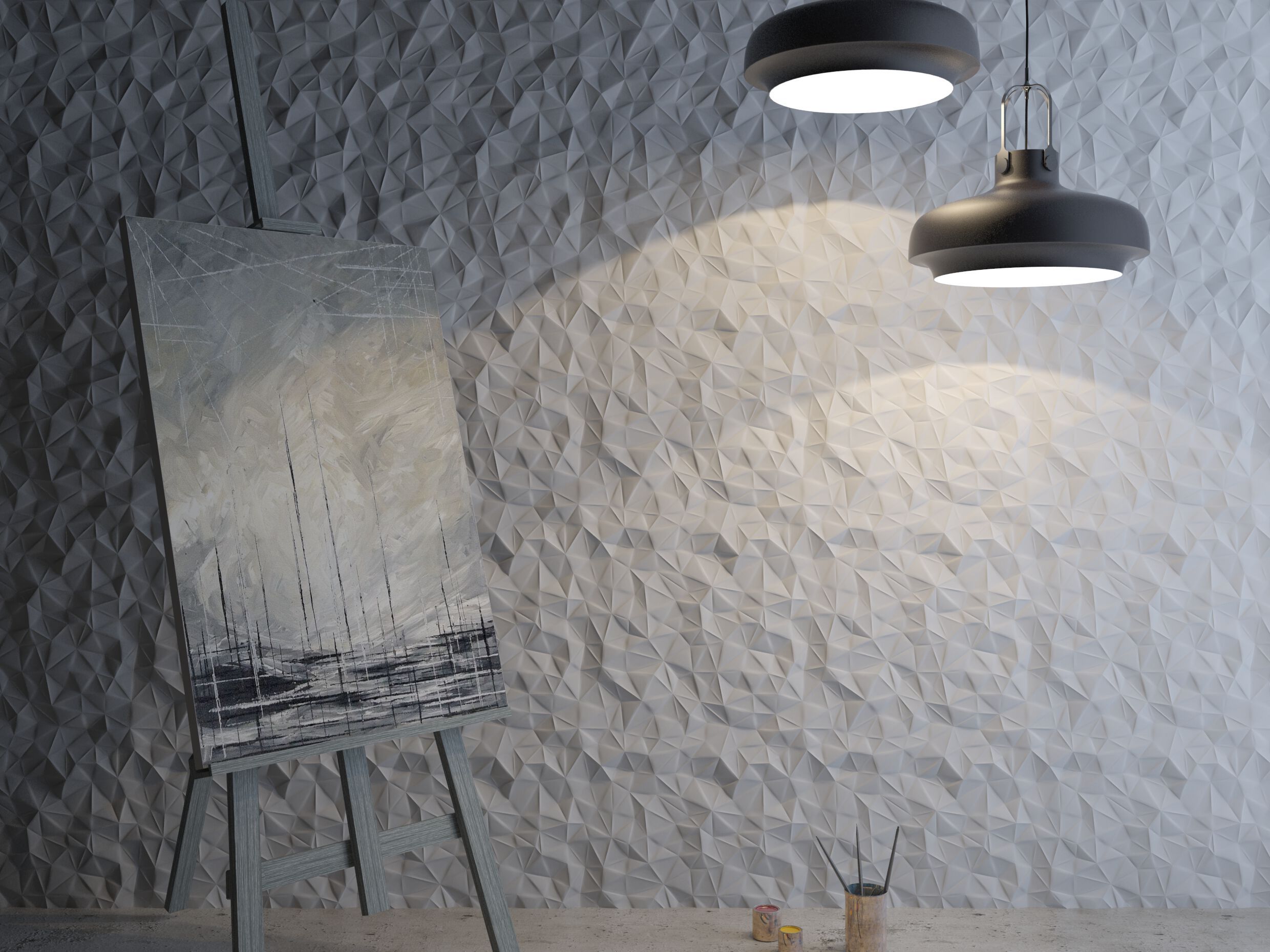 Трехмерное гипсовое покрытие WallDeco M-Modern ARCH-00060771