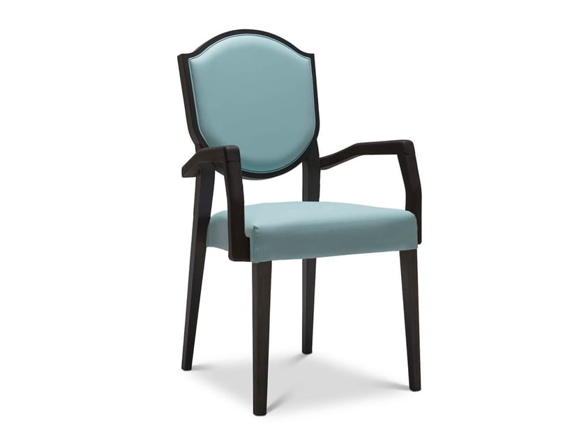 Мягкий штабелируемый стул с подлокотниками Origins 1971 Blason ARCH-00079238