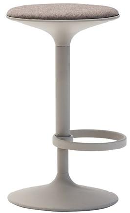 Andreu World Поворотный стул из алюминия с подставкой для ног Hula Bq2796 - Вид №2