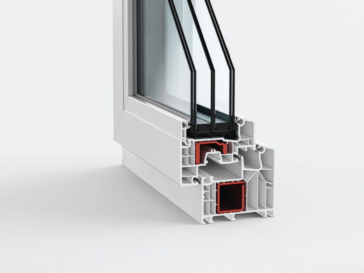 Окна из ПВХ DQG - Diquigiovanni DQG 85 ARCH-00076177 - Вид №1