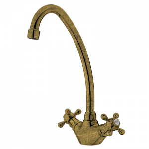 236799 BASIC/PREMIUM Тубо Носик 1866 Моноблочной раковины Старая Латунь GRB MIXERS