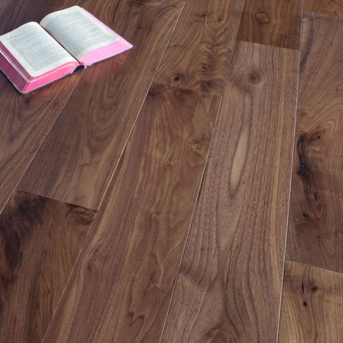 Массивная доска Magestik floor Под лаком (экзотика) (300-1820)x127x18мм Орех американский Натур (Гладкая) 300-1820х127 мм MGK Magestic floor 2600300142 - Вид №2