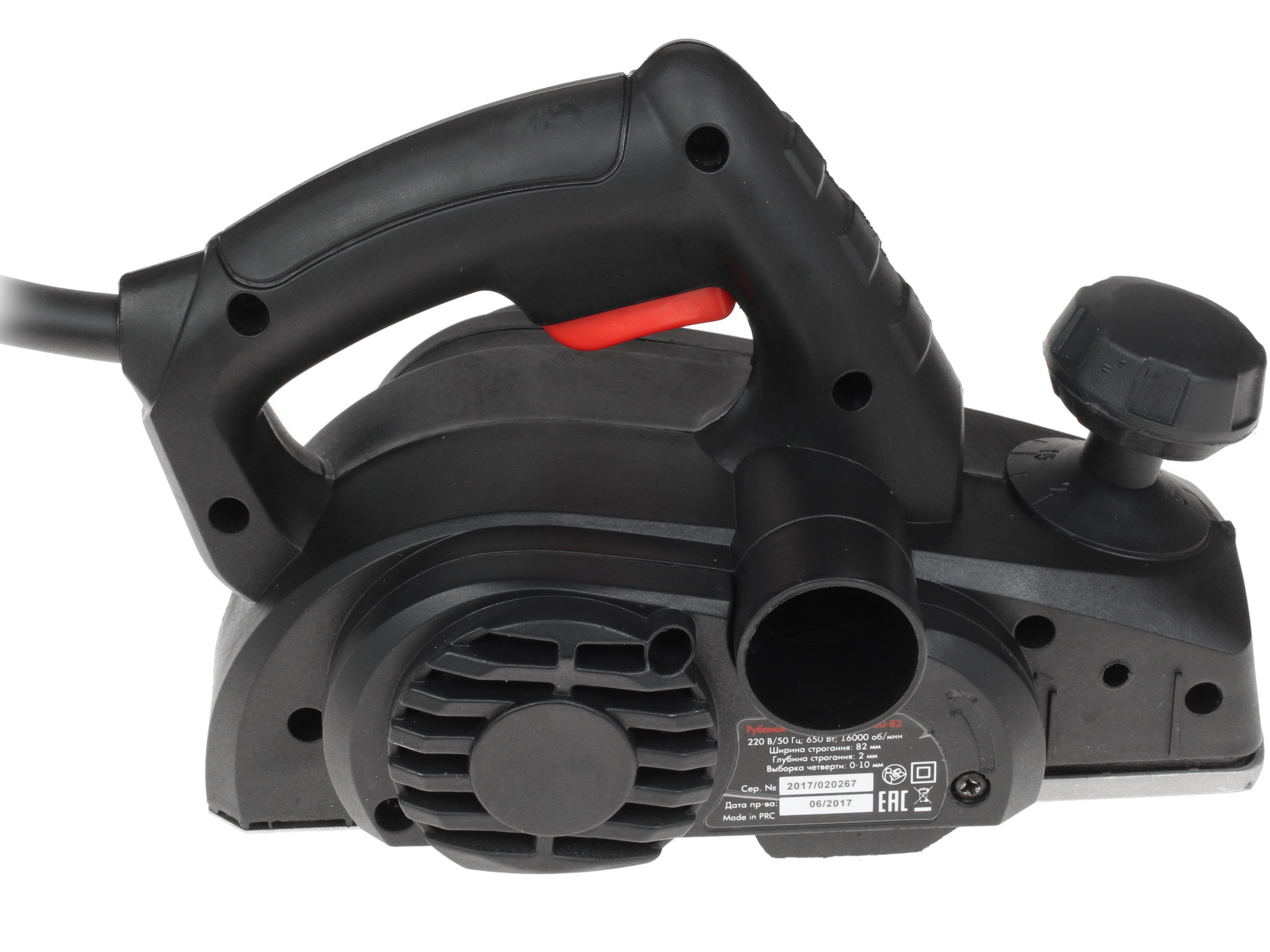 Электрорубанок RedVerg Basic P650-82 1149272 STDN-0063292 - Вид №3