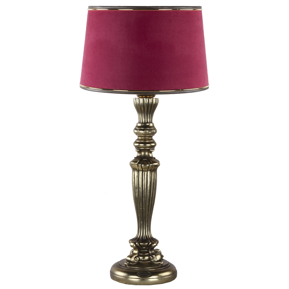 32116,34057 Настольная лампа Богемия Бронза Тюссо Амарант BOGACHO 4627138247884, 4627138151082