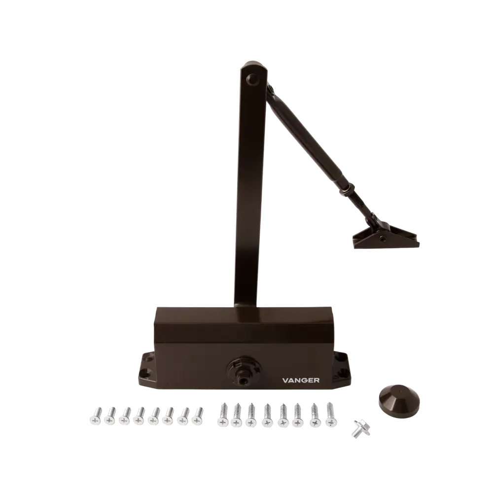 Доводчик дверной Vanger DC-85-BR, до 85 кг, цвет коричневый STLM-2064226 - Вид №1