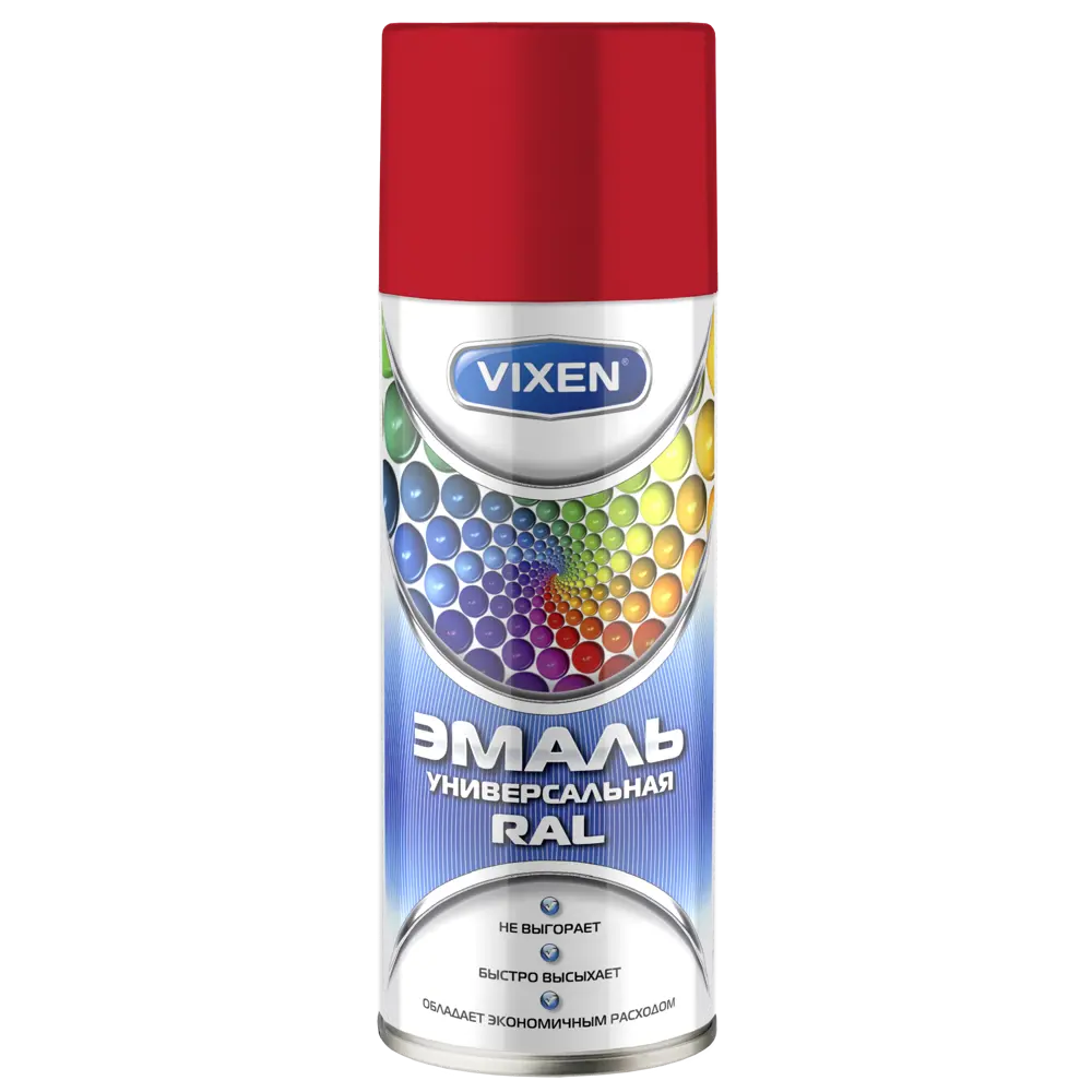 Эмаль аэрозольная алкидная цвет красный 0.52 л 82585923 STLM-2139675 VIXEN 