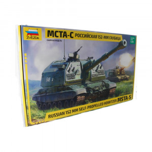 3630 Модель сборная Российская самоходная 152-мм артиллерийская установка Мста-С 1/35 ZVEZDA