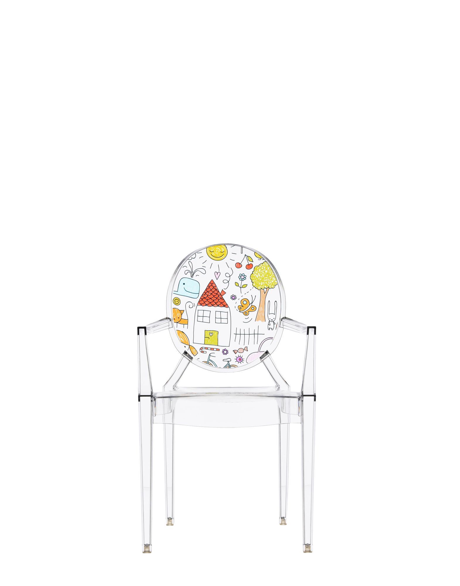Детский стул из поликарбоната с подлокотниками Kartell Ghost ARCH-00143264 - Вид №9