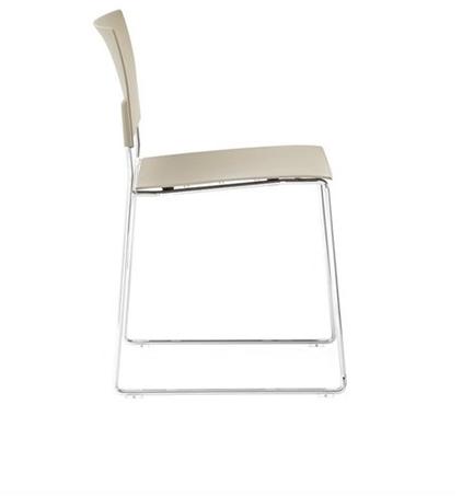 Andreu World Штабелируемый стул на салазках, технополимер, с открытой спинкой Sit Si1201 - Вид №2