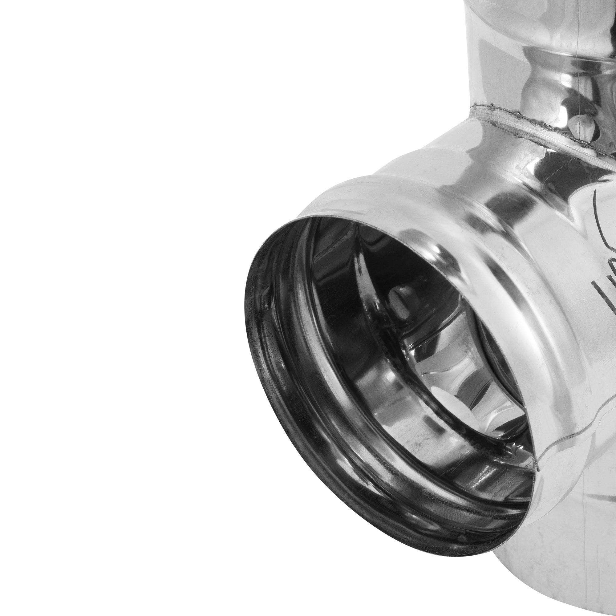 16292001 Тройник 115 мм 0.5 м 90 г нержавеющая сталь Santreyd  - Вид №2