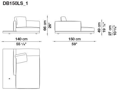 B&B Italia Кожаный диван Dock sun-id-1441060 - Вид №40