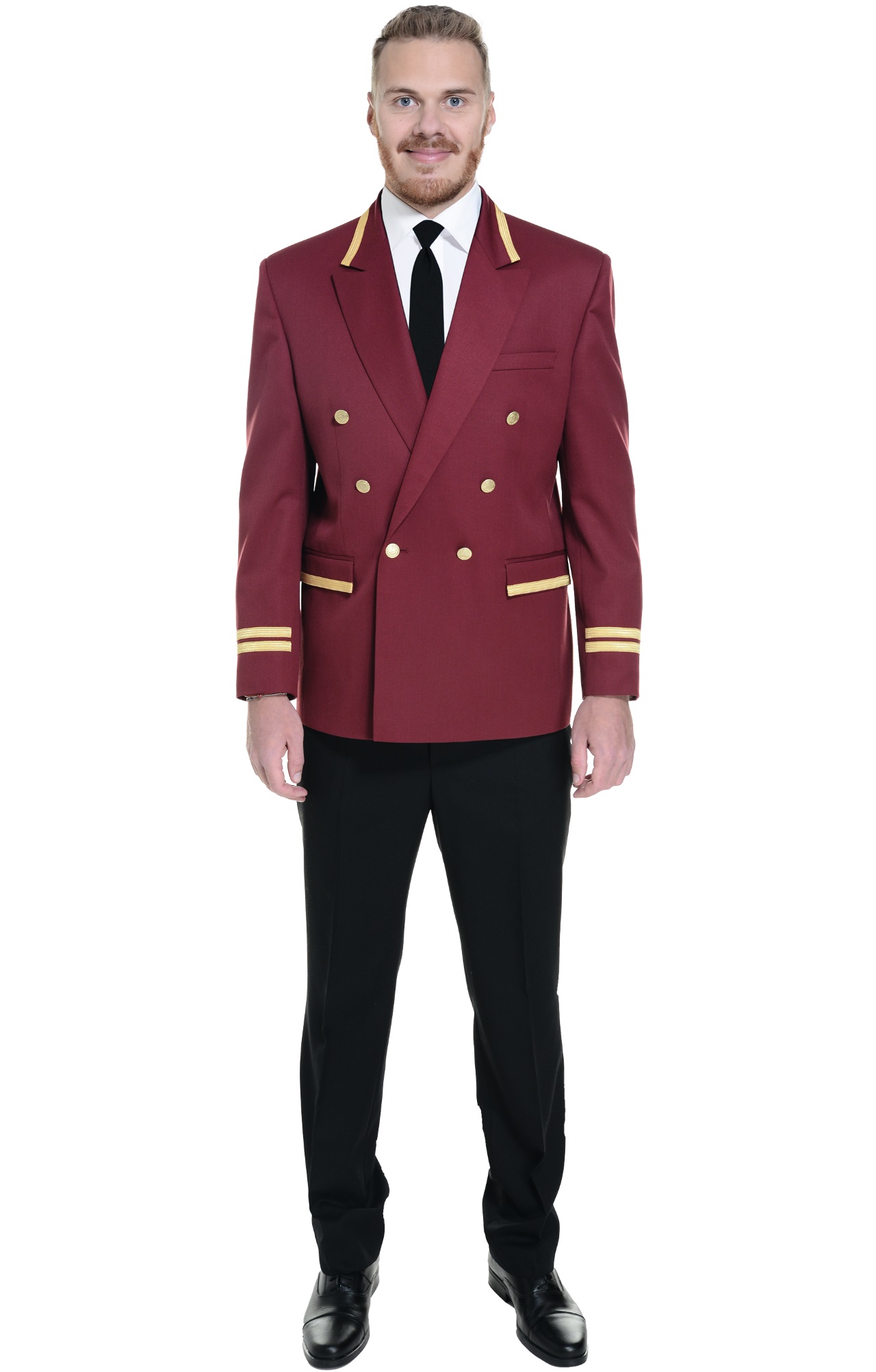 69780 Пиджак двубортный  Швейцар bordeaux El-Risto  Бренд "El-Risto" (Эль Ристо), каталог товаров размер 46/176  - Вид №3