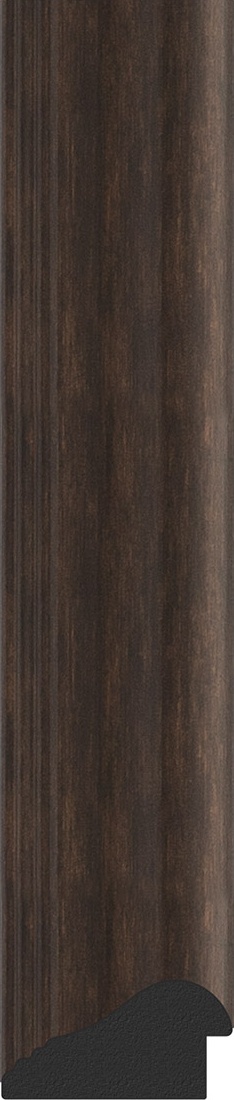 BY 1204 Зеркало с фацетом в багетной раме - палисандр 62 mm EVOFORM Exclusive - Вид №2