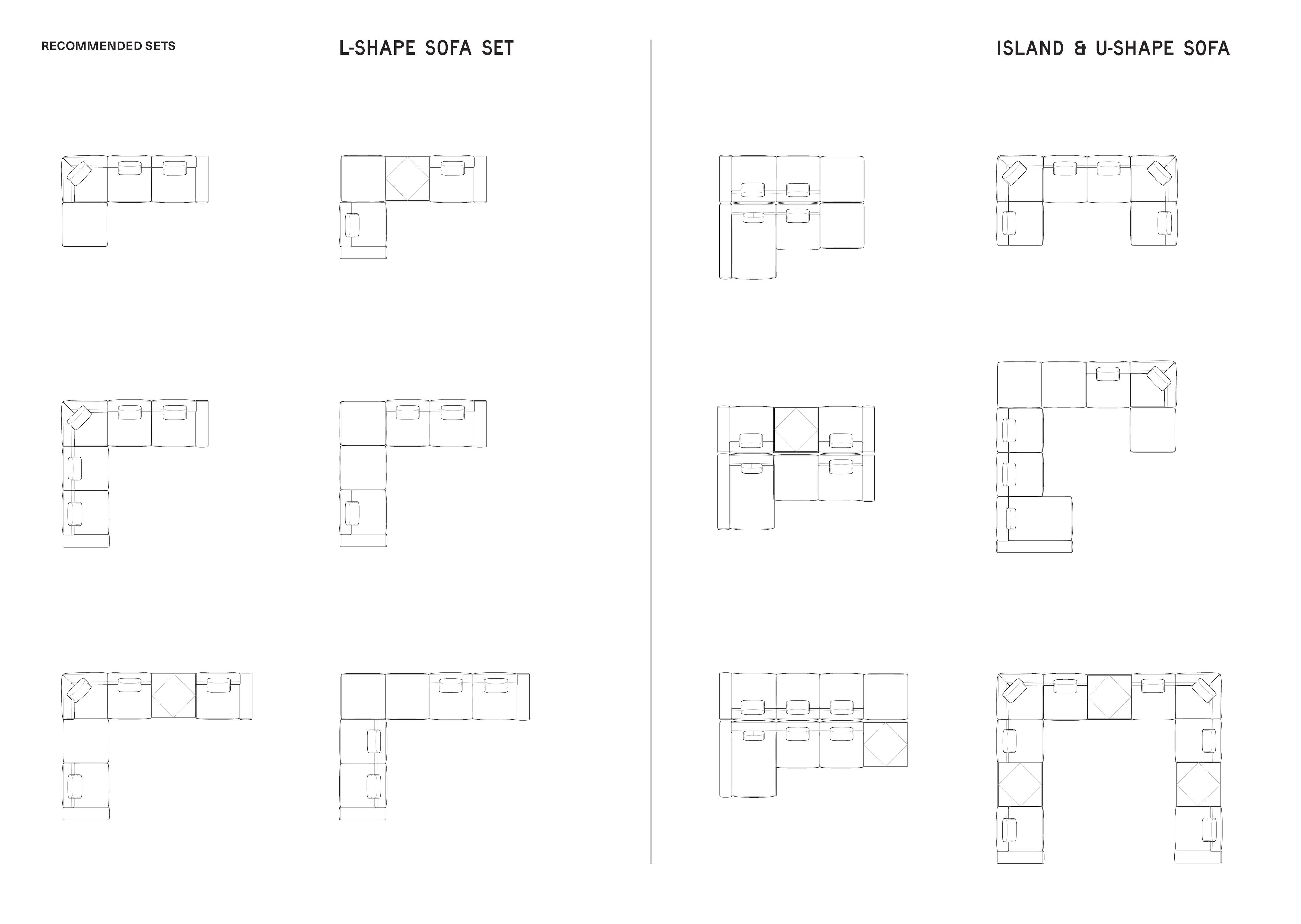 Модульный тканевый диван District Eight Joss ARCH-00149155 - Вид №45