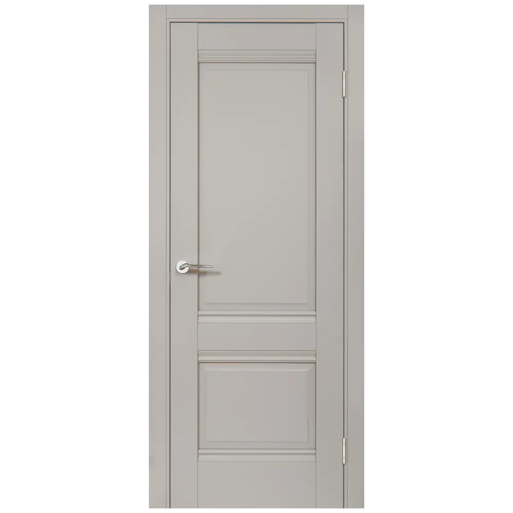 Комплект двери Классико-42 глухая 90x200 см Hardflex серый с добором 200 мм 89430411 STLM-2027281 PORTIKA 