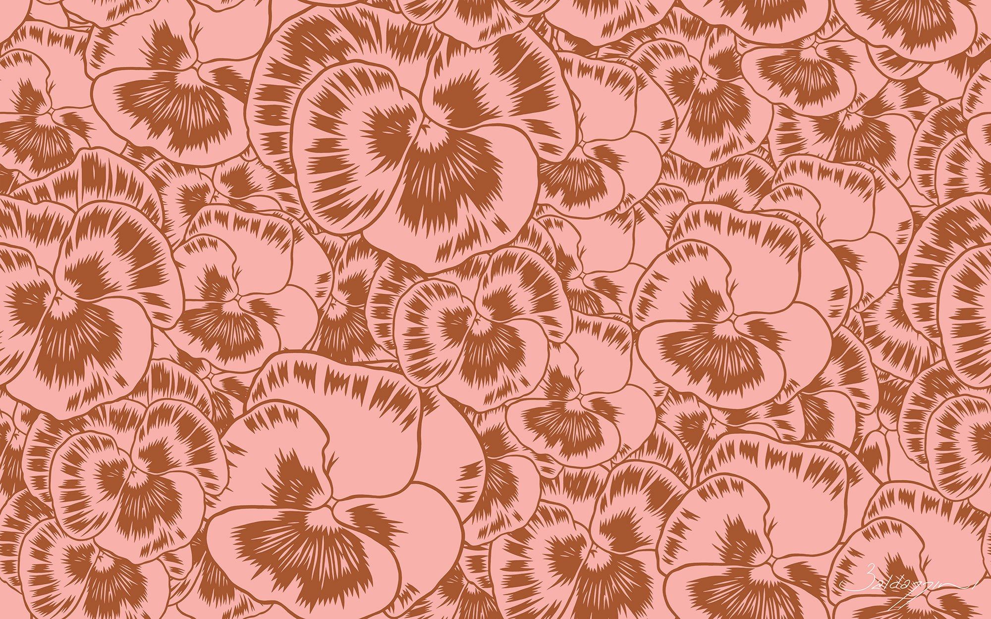 Цветочные узоры нетканые обои Tecnografica коллекции произведений искусства ARCH-00131272 - Вид №7