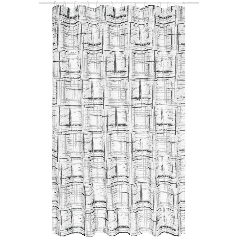 Штора для ванной комнаты Detroit, 180x200 см, полиэстер SWENSA SWC-90 STLM-2002363 - Вид №1