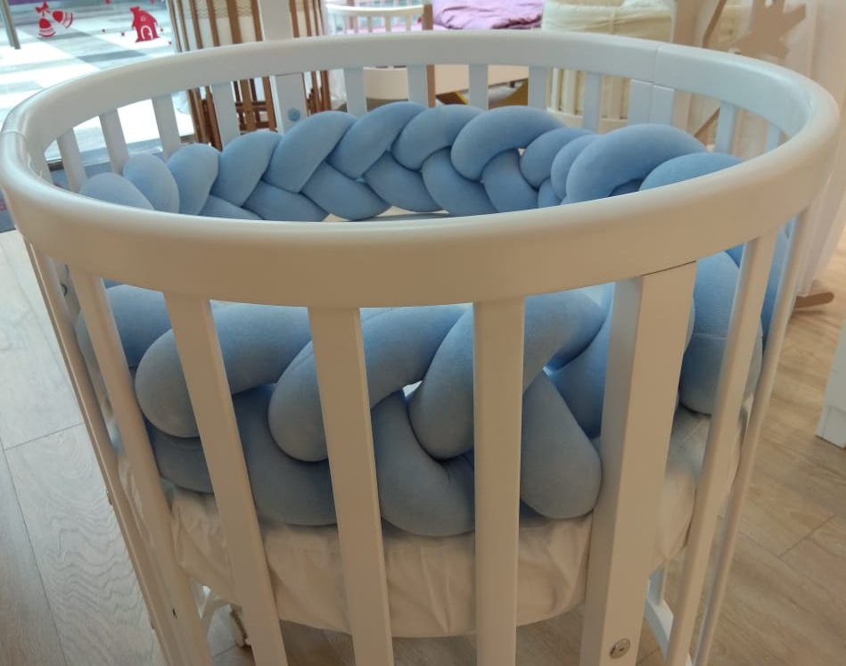 Бортик для люльки Bed плетеный голубой ELLIPSE ELLIPSE BED 351646 Голубой Santreyd  - Вид №1