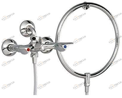 rvb Смеситель для душа на 2 отверстия с ручным душем Medico 4202.--.11
