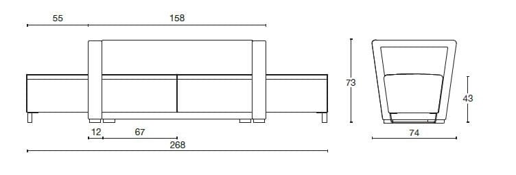 Ткань диван Diemme Circuit ARCH-00076697 - Вид №2