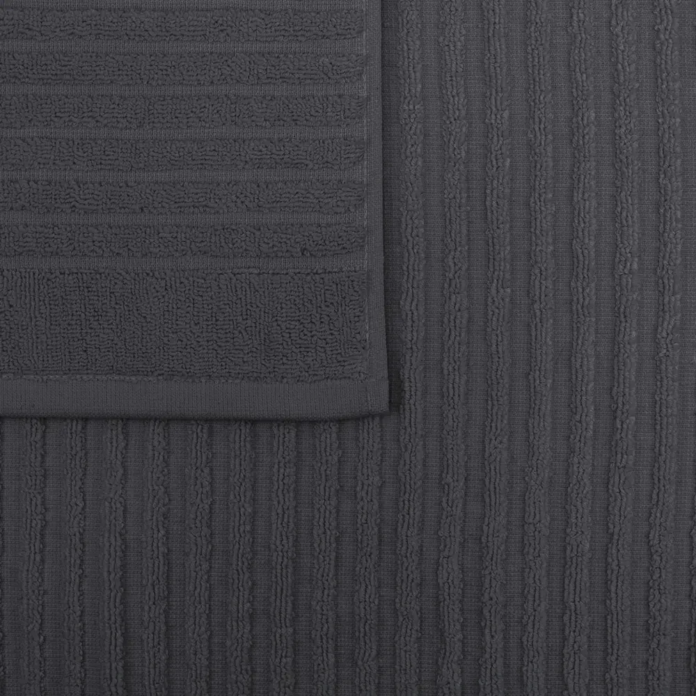 Полотенце махровое Enna 50x80 см цвет черный 89454317 STLM-2196819 Santreyd  - Вид №1