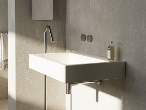 Керамическая прямоугольная раковина