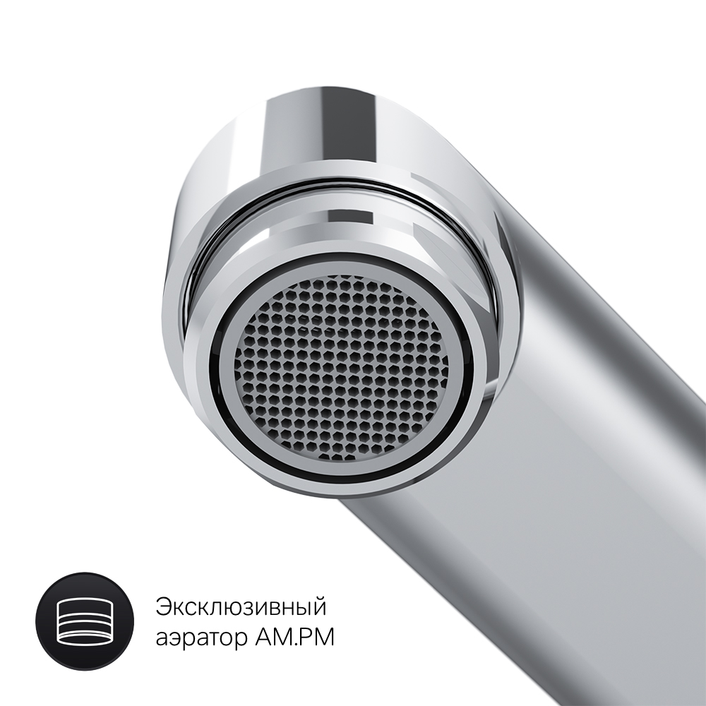 F90A90000 смеситель для ванны/душа излив 320 мм хром шт. AM.PM Gem - Вид №6