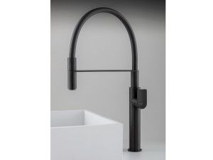 Смеситель для кухни из нержавеющей стали с ручным душем