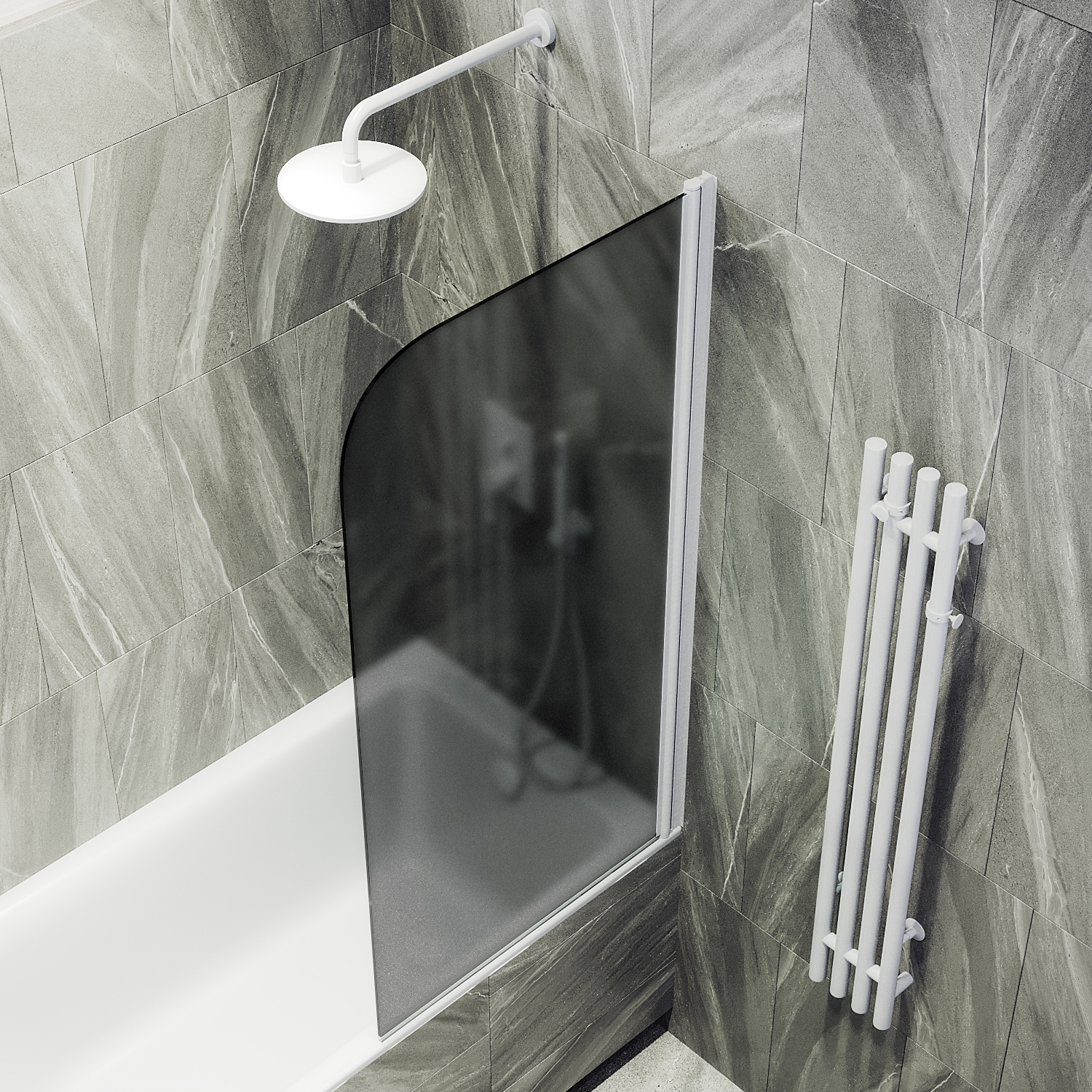 ST-619-1 Душевое ограждения на борт вынны Public Steel Россия 