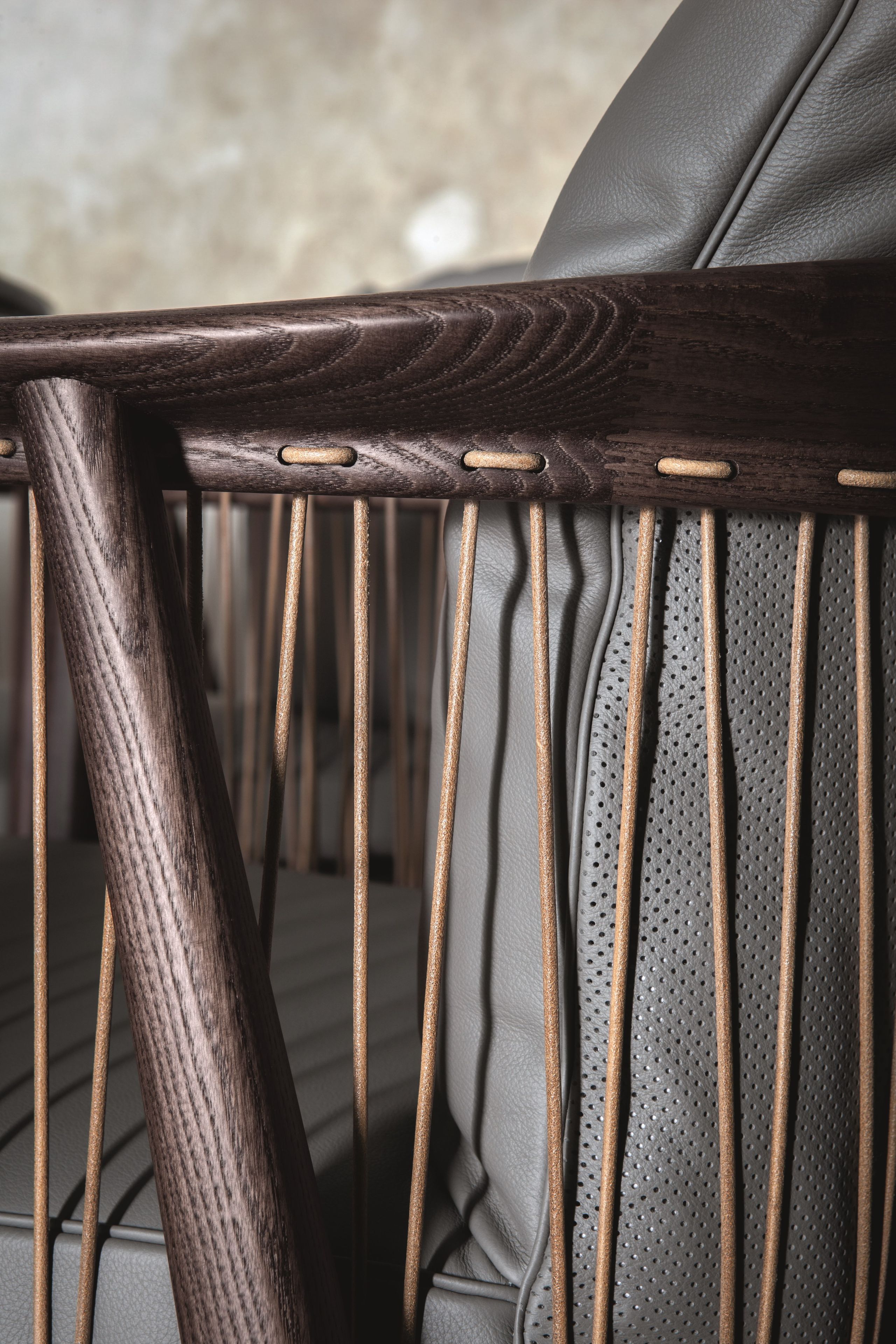 Кожаное кресло с подлокотниками Poltrona Frau коллекция-диваны и кресла ARCH-00076161 - Вид №7