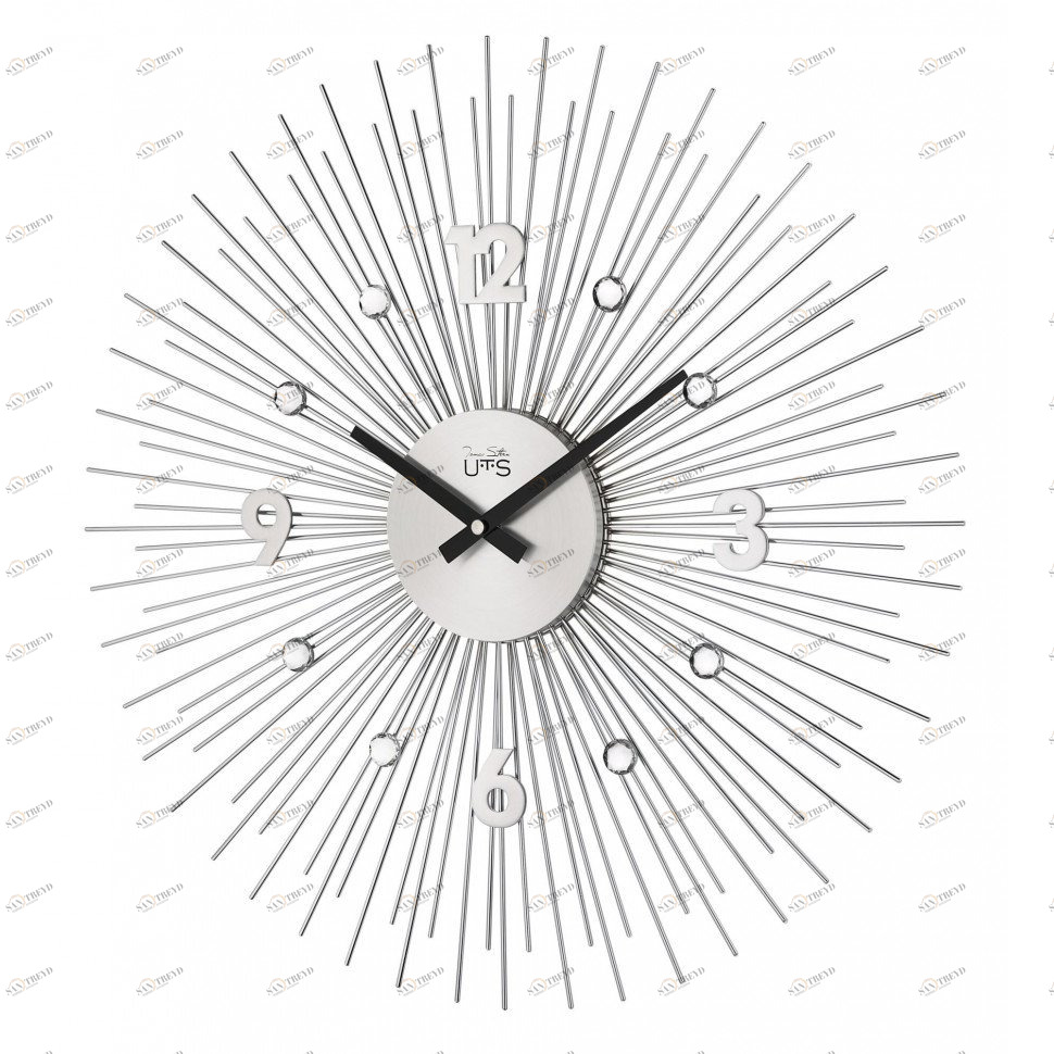 Часы-солнце настенные серебристые Tomas Stern 8047 TOMAS STERN СОЛНЦЕ 00-3872752 Серебро 