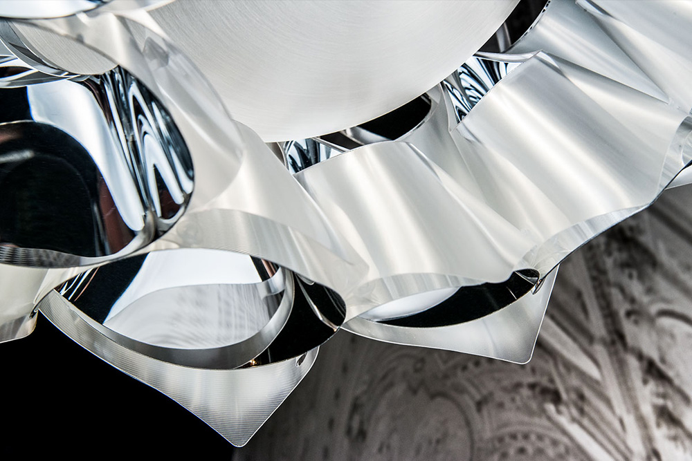 Подвесной светильник Flora Medium Silver от Slamp FLO85SOS0002S_000 SLAMP ДИЗАЙНЕРСКИЕ 243548 Серебряный  - Вид №4