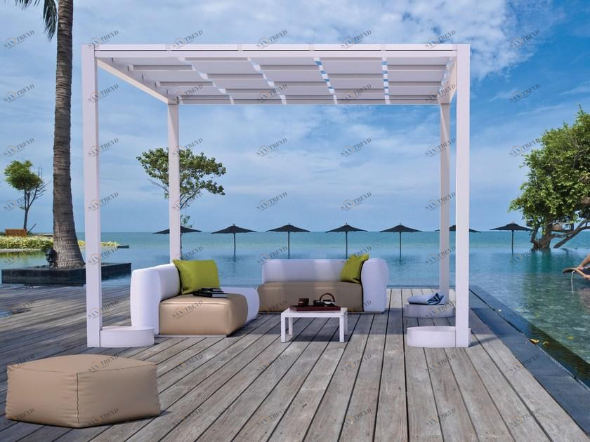 UNOSIDER Беседка из алюминия и пвх sun-id-1363136