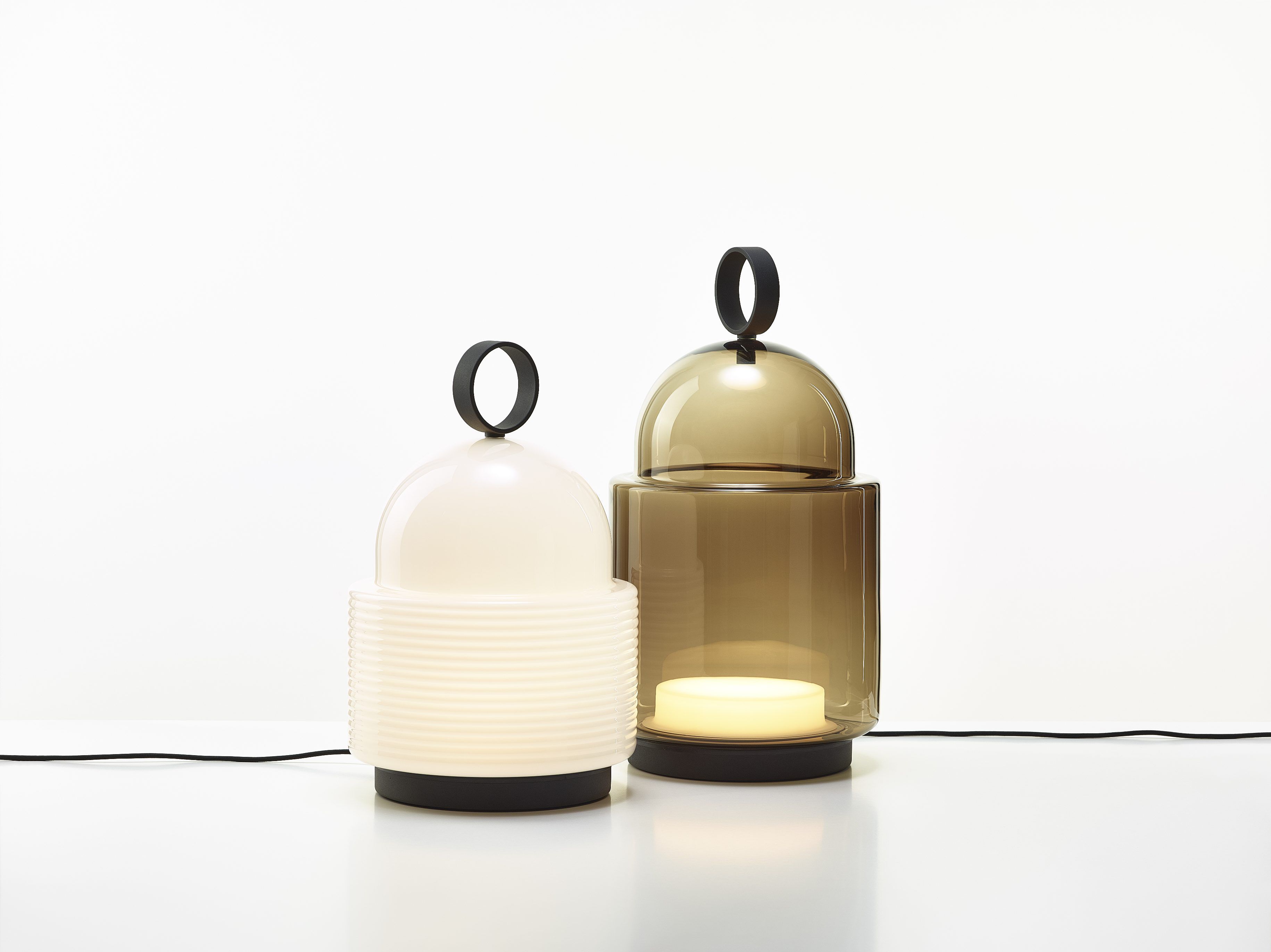 Настольная лампа из дутого стекла BROKIS купол ARCH-00053431 - Вид №4