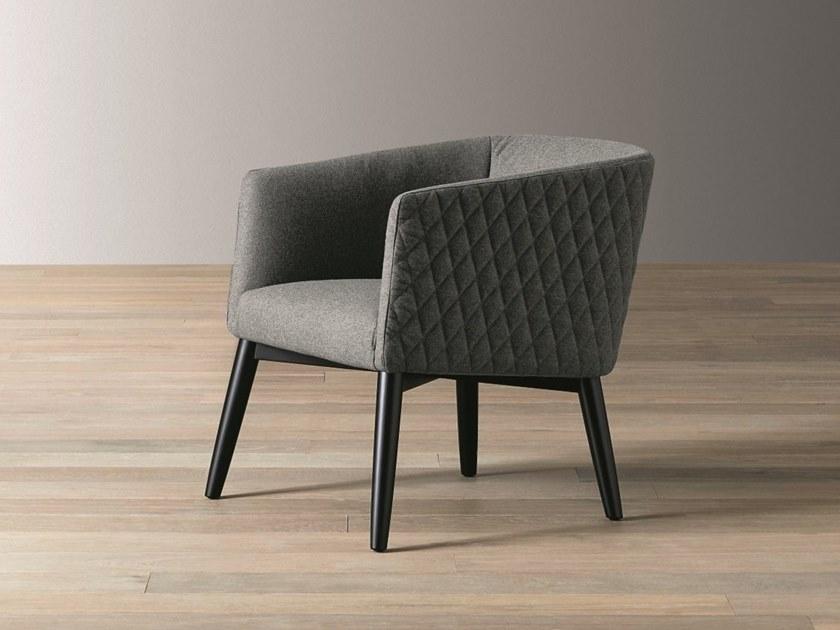 Meridiani Кресло со съемным чехлом из ткани с подлокотниками Lolyta sun-id-1383557 - Вид №3