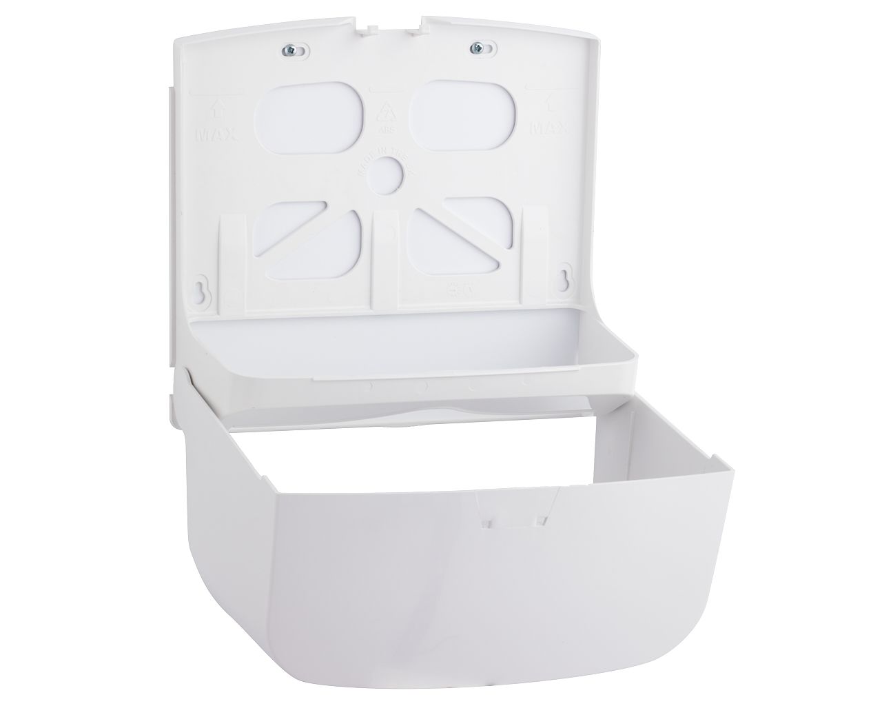 ATS201 Держатель для бумажных полотенец TOP MINI, пластик ABS, белый, серое окно Merida  - Вид №2