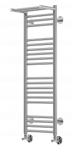 4660059582375 СТАНДАРТ Аврора с полкой П20 300х1010 (4+6+6+4) Полотенцесушитель TERMINUS Нержавеющая сталь